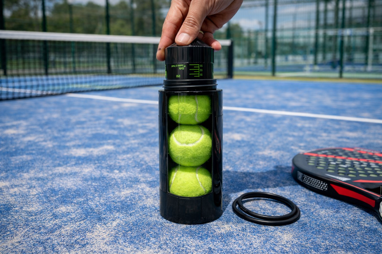 Presurizador para pelotas de pádel y tenis